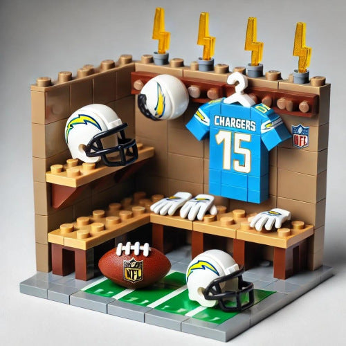 2025 New Football Team Locker Room Building Blocks