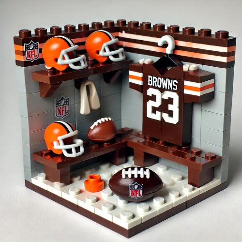 2025 New Football Team Locker Room Building Blocks