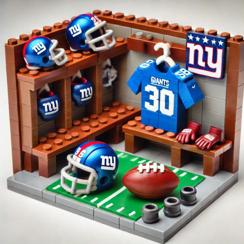 2025 New Football Team Locker Room Building Blocks