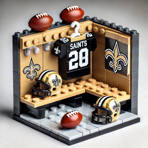 2025 New Football Team Locker Room Building Blocks