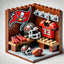 2025 New Football Team Locker Room Building Blocks
