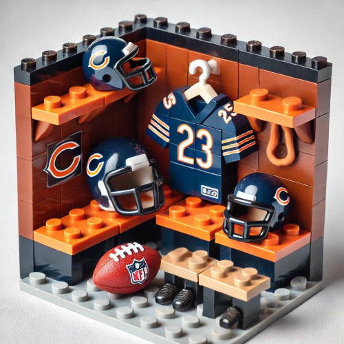 2025 New Football Team Locker Room Building Blocks