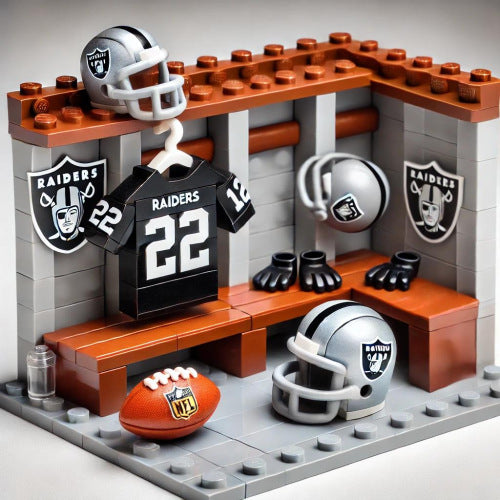 2025 New Football Team Locker Room Building Blocks