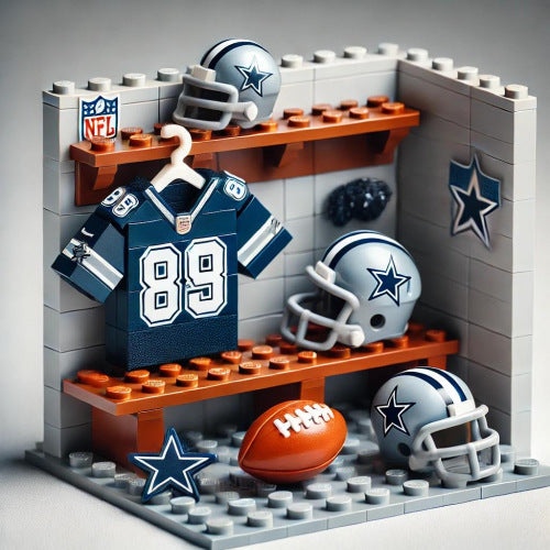 2025 New Football Team Locker Room Building Blocks