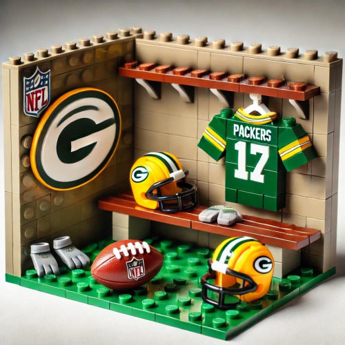 2025 New Football Team Locker Room Building Blocks