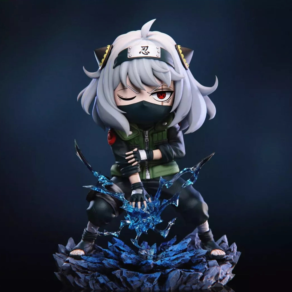 Spy x Family Anya Forger Cosplay Kakashi Cute Statue