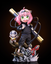 Spy x Family Anya Forger Cos Hiruzan Cute Statue
