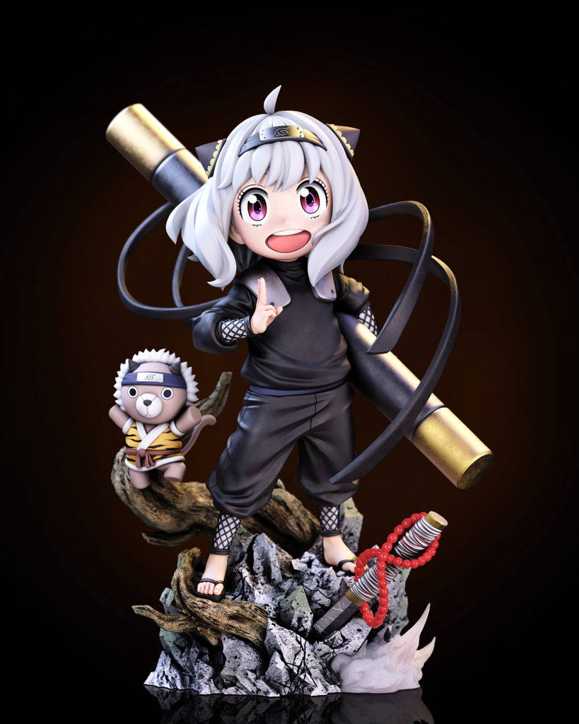 Spy x Family Anya Forger Cos Hiruzan Cute Statue