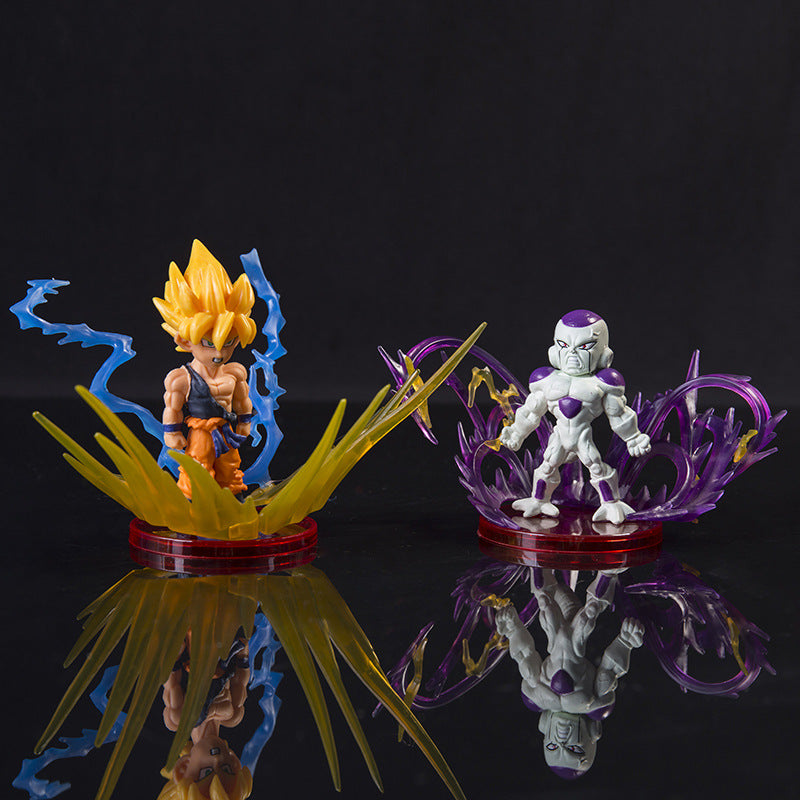 Anime Dragon Ball Combat Effects Ornaments 9pcs