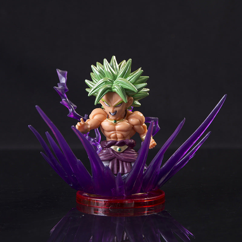 Anime Dragon Ball Combat Effects Ornaments 9pcs