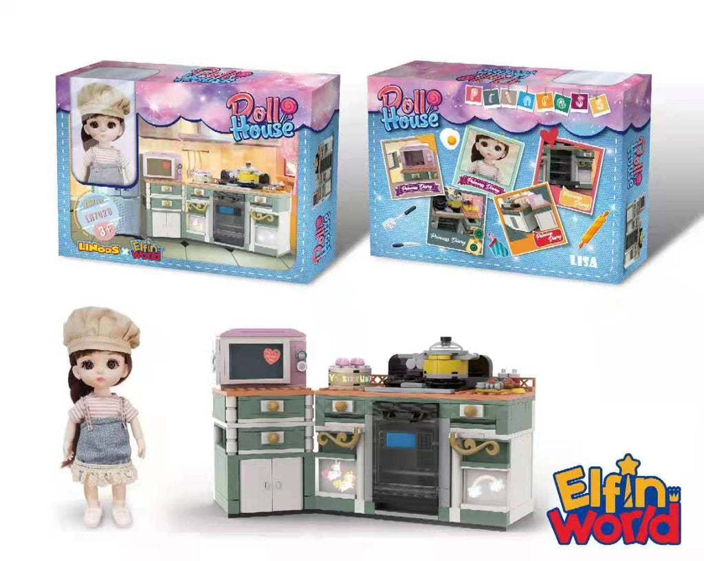 Linoos Elfin World Doll House LISA