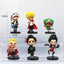 One Piece Fighting Stance Cute Figures 6pcs