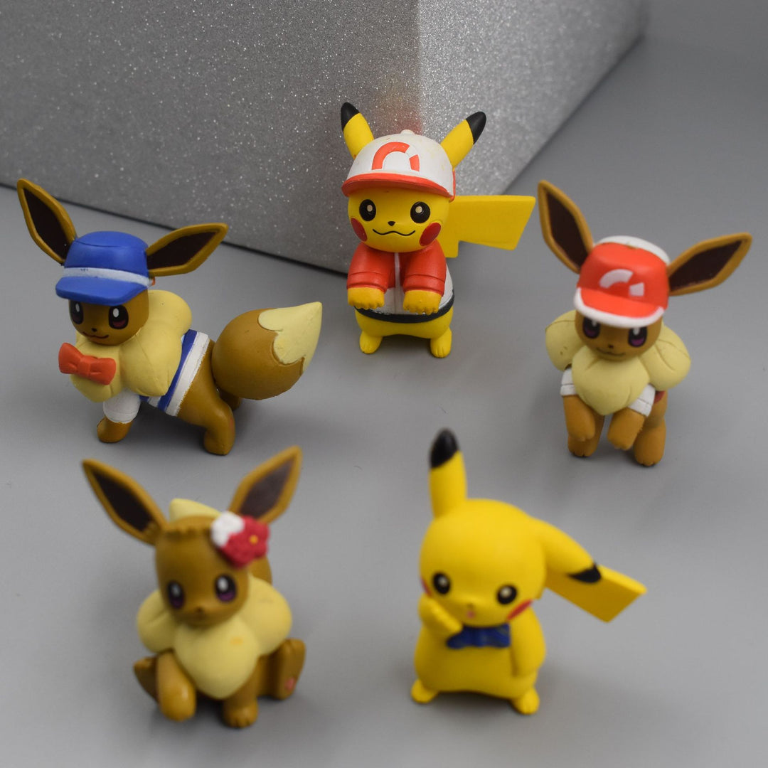 Pokemon Pikachu & Eevee Let's Go Cute Ornaments