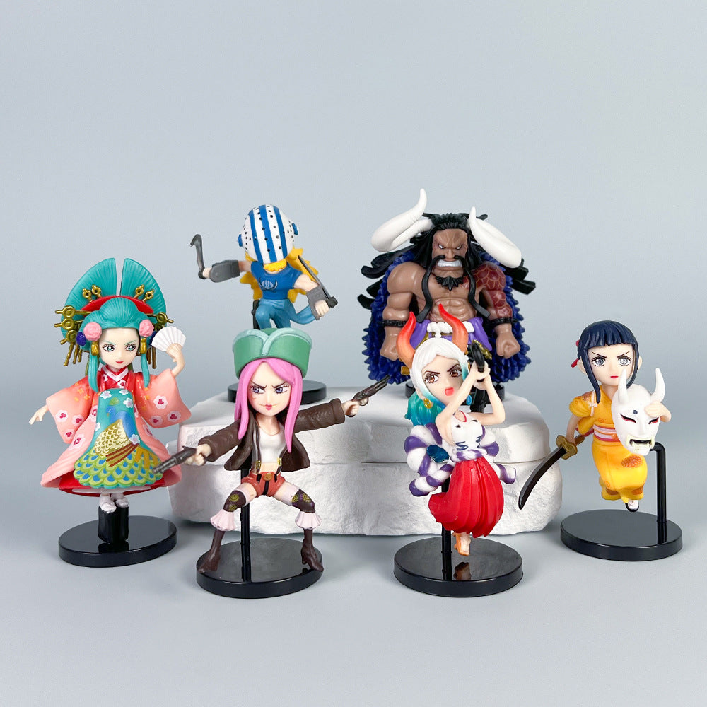 One Piece Cute Ornament 6pcs