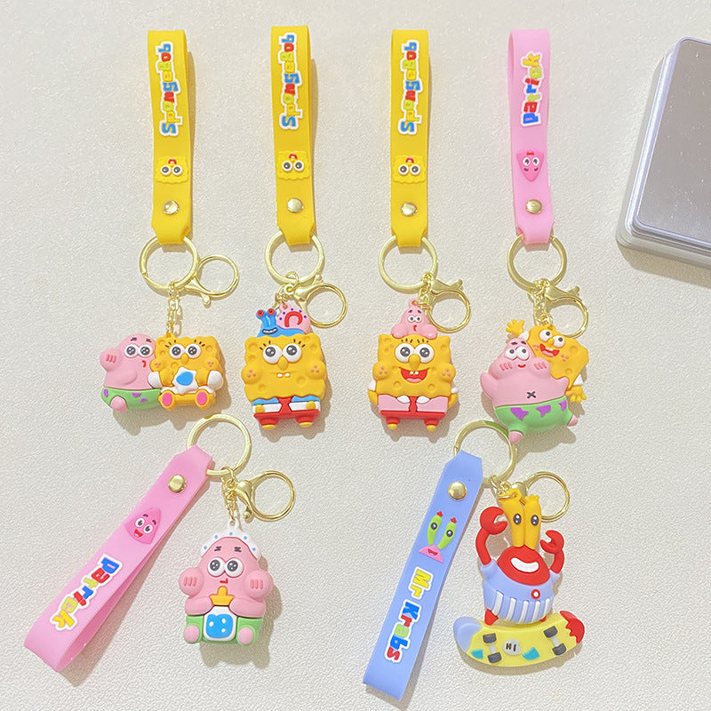 2024 New SpongeBob SquarePants Cute Keychain