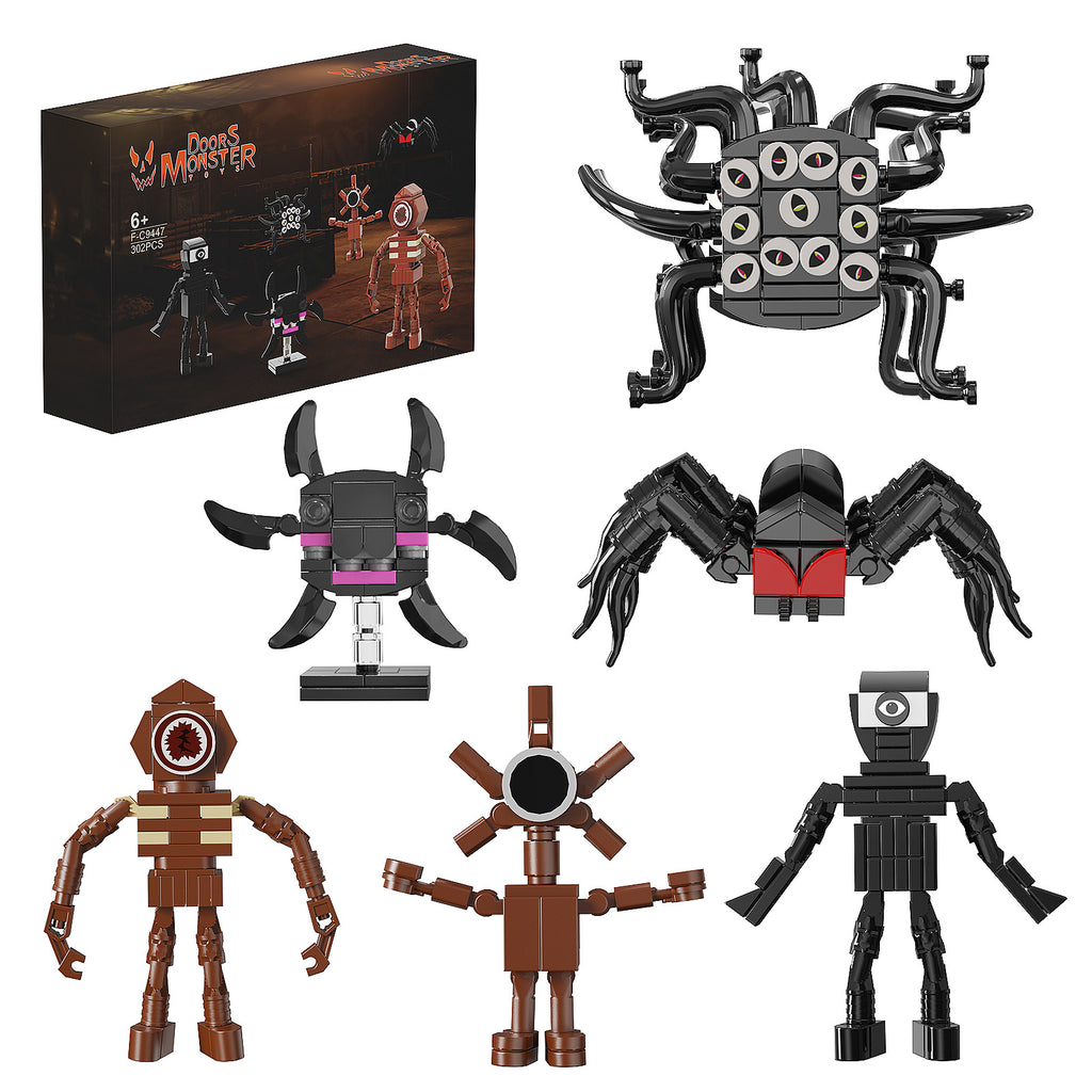 Horror Games Roblox Doors Monsters Building Blocks 6pcs – Linoos