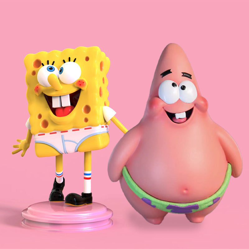 SpongeBob SquarePants Funny Expressions Cute Figures