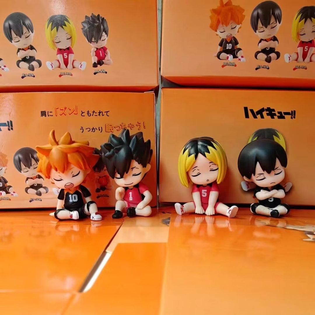 Haikyu!! Drowsy Cute Figures 4pcs