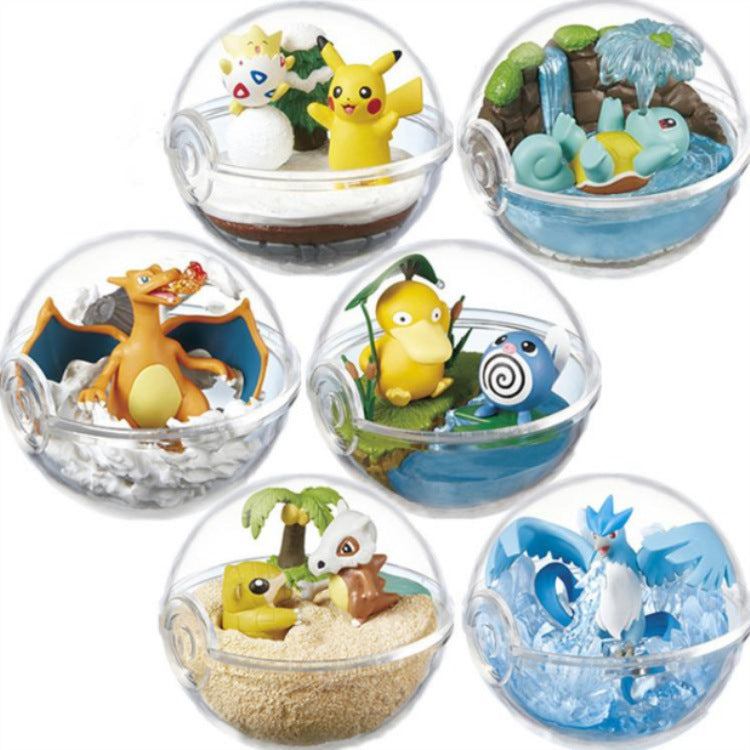 Pokemon The World in Poke Ball Cute Figures 6pcs
