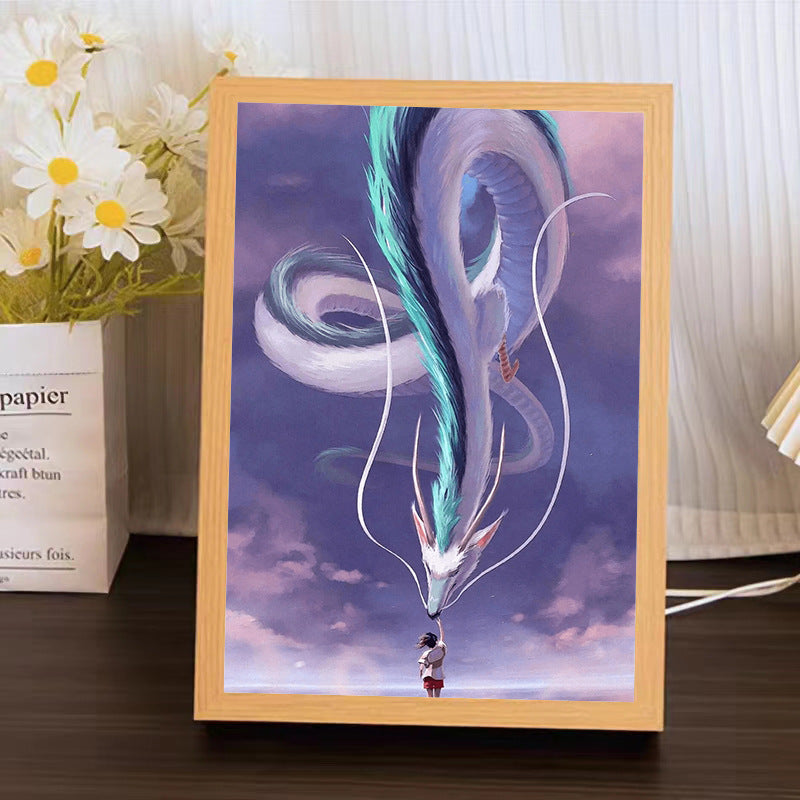 Anime Spirited Away Memorial Light Painting