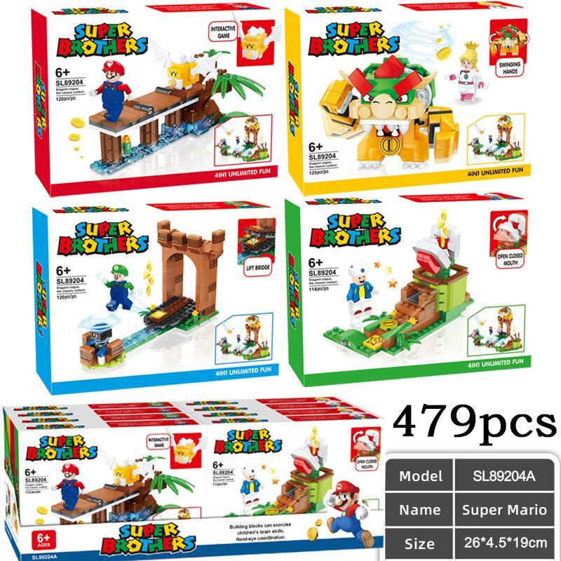 Super Mario 4 in 1 Building Blocks