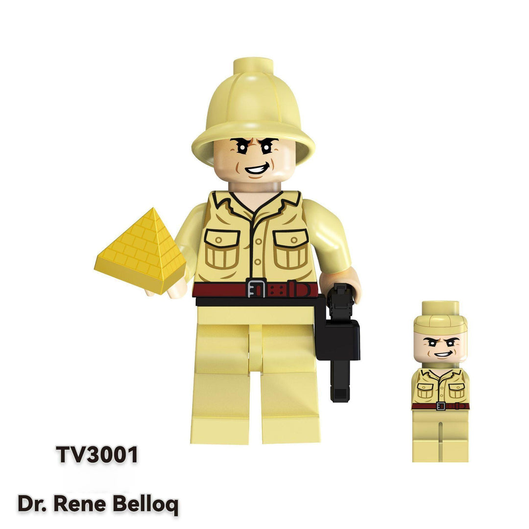 Indiana Jones Figures Building Blocks