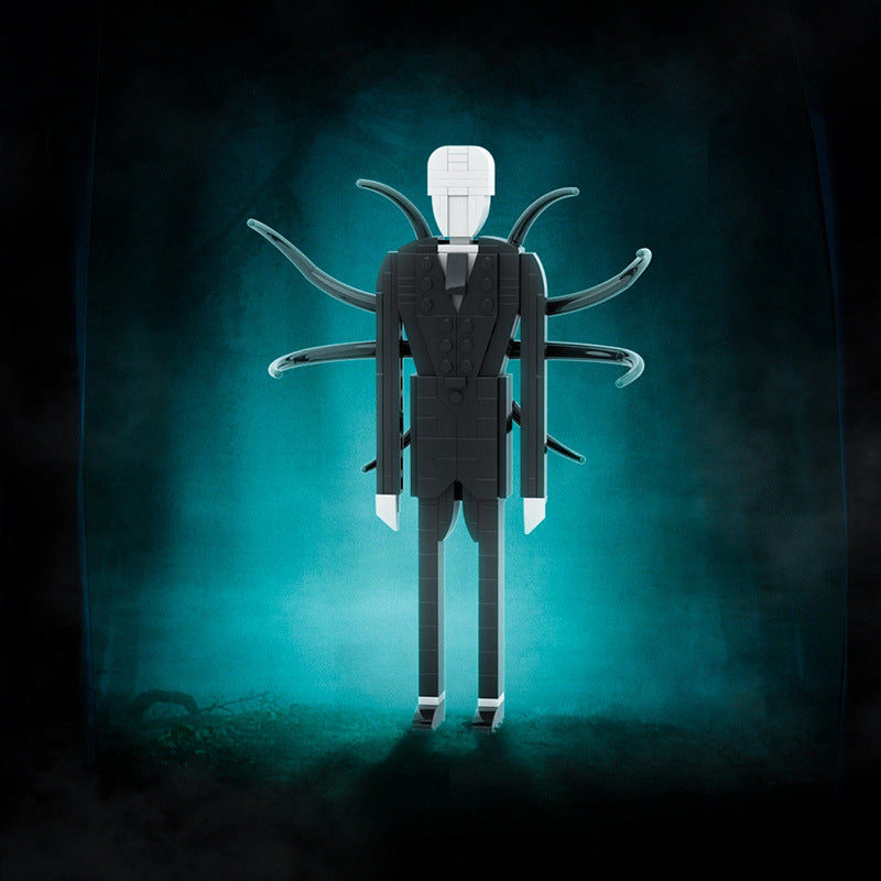 MOC Slender Man Figure Building Blocks