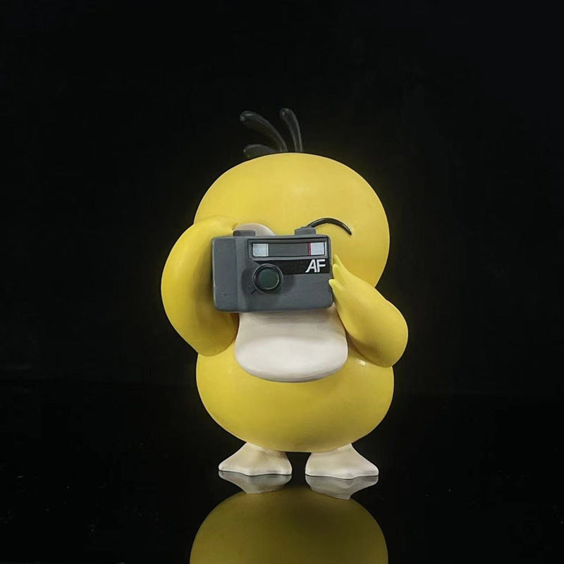 Pokemon Photographer Psyduck Cute Figure
