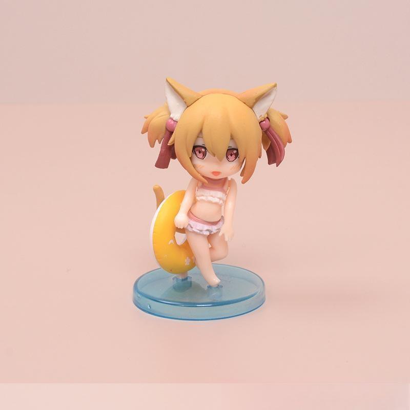 Sword Art Online Summer Swimwear Cute Figures 4pcs