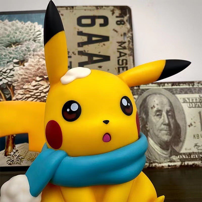 Pokemon Pikachu In Winter Cute Figures
