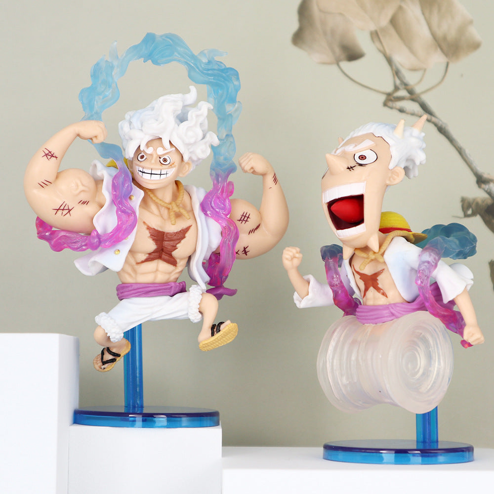 One Piece Luffy Gear 5 Cute Ornament 5pcs