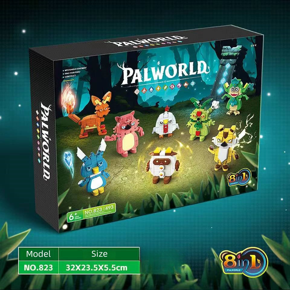 Palworld Building Blocks 8 in 1