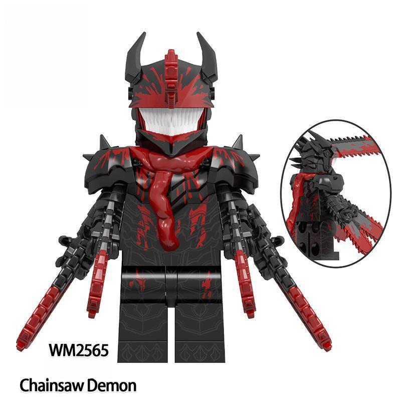 Chainsaw Man Demon Figure Building Blocks