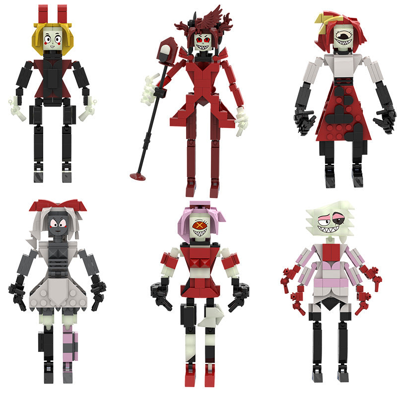 Hazbin Hotel Figure Building Blocks