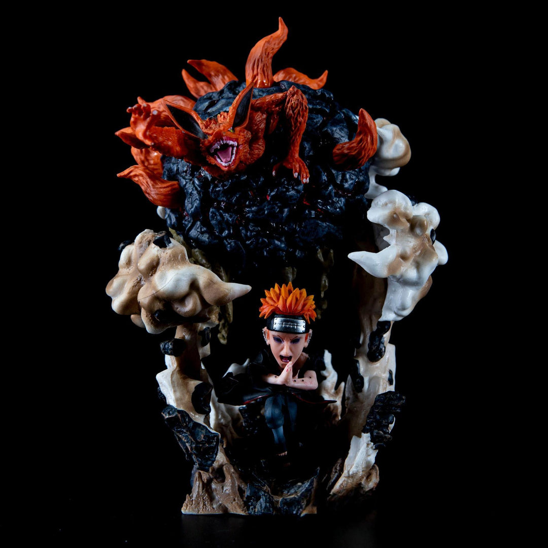 Naruto Akatsuki Pain Chibaku Tensei Scenes Lighting Figures