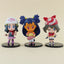 Pokemon Ash & Girl Trainers Cute Ornaments 6pcs