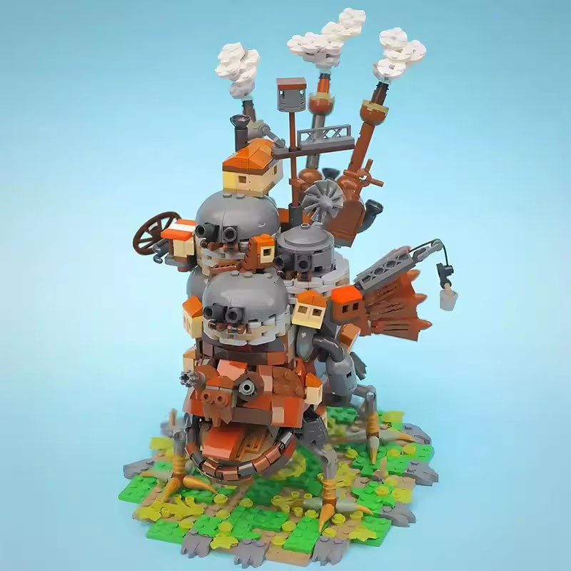 Anime Movie Howl's Moving Castle Building Blocks
