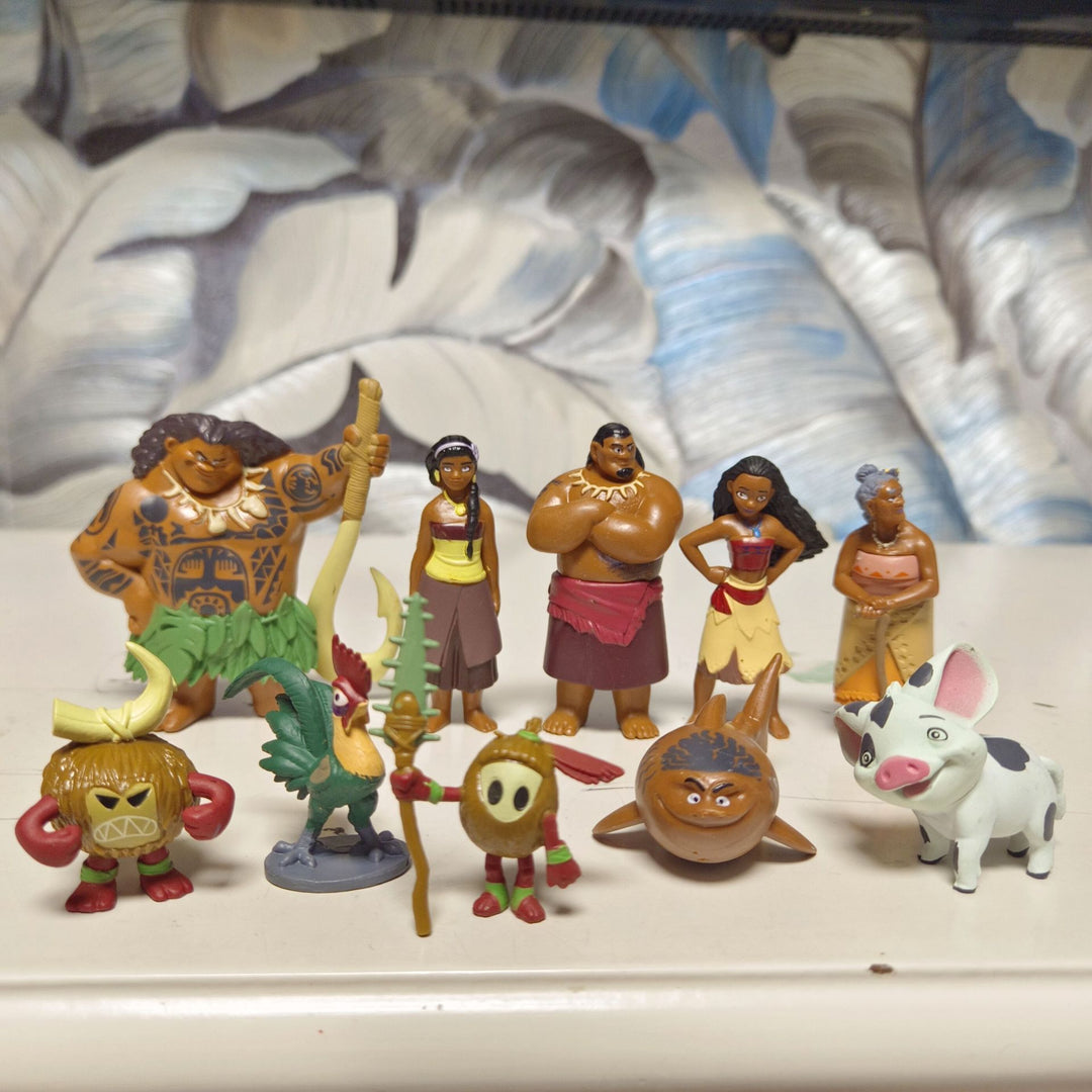 Animated Movie Moana Figures 10pcs