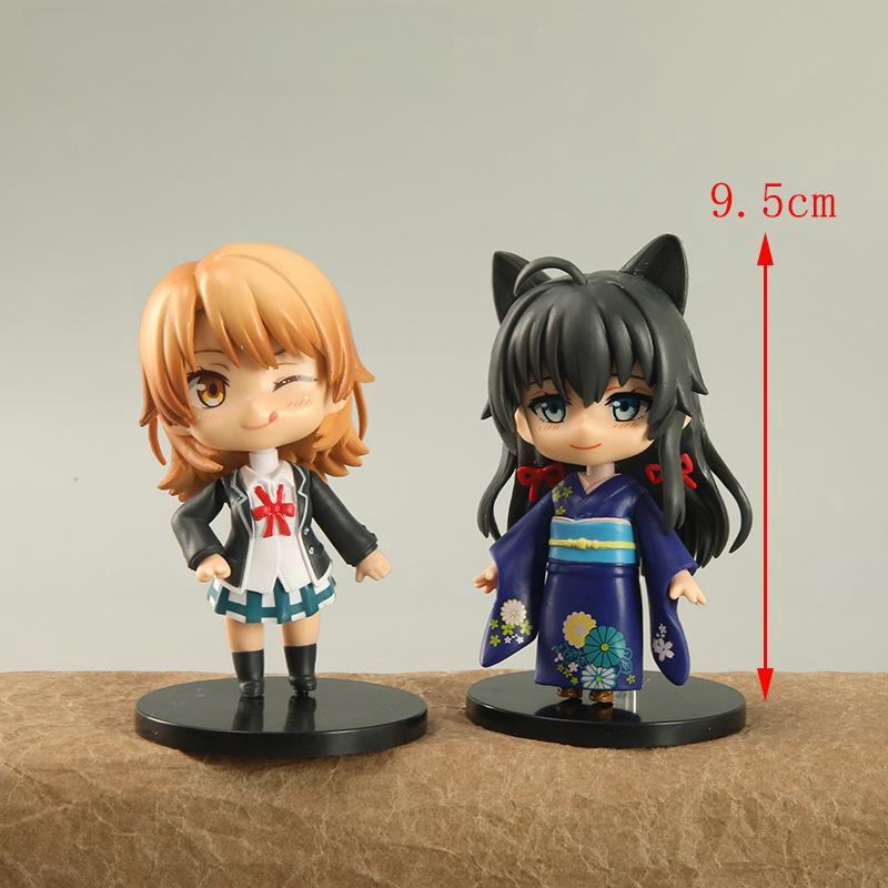 My Youth Romantic Comedy Is Wrong, As I Expected Cute Figures 6pcs