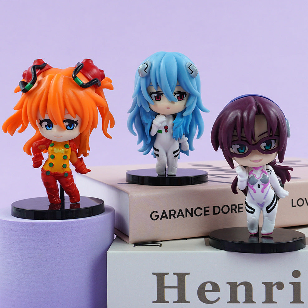 Neon Genesis Evangelion Cute Figures 6pcs