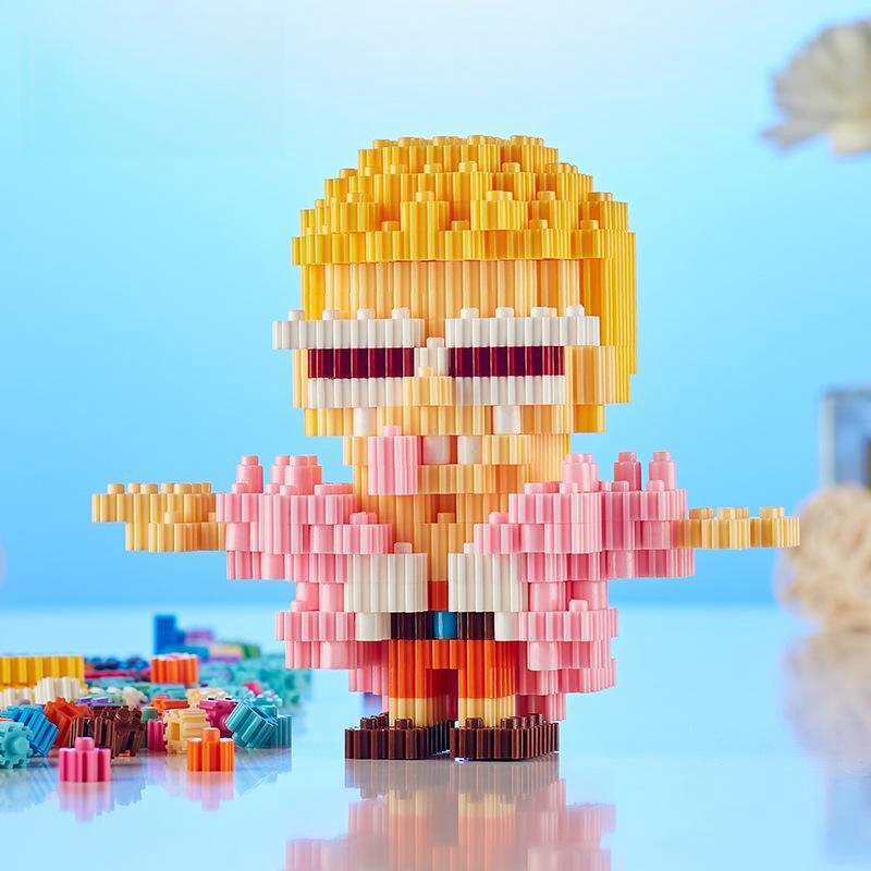 One Piece Micro-Particle Figure Building Blocks