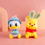 Cartoon Character Rabbit Ears Cute Ornaments 6pcs
