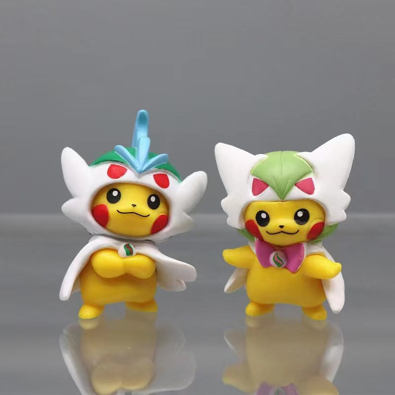 Pokemon Pikachu Cos Figures 7pcs