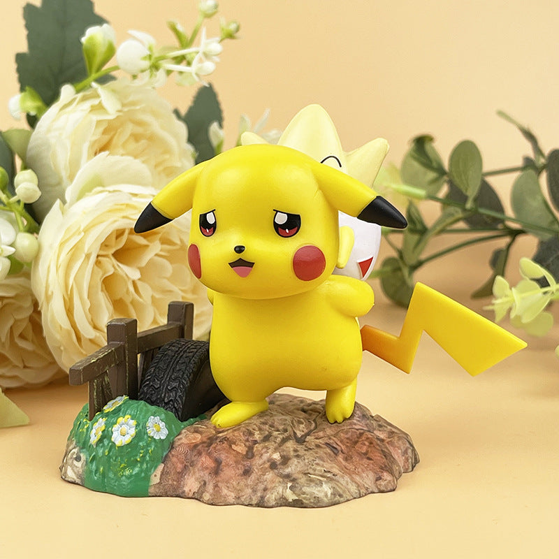 Pokemon Battle Scene Figures 3pcs