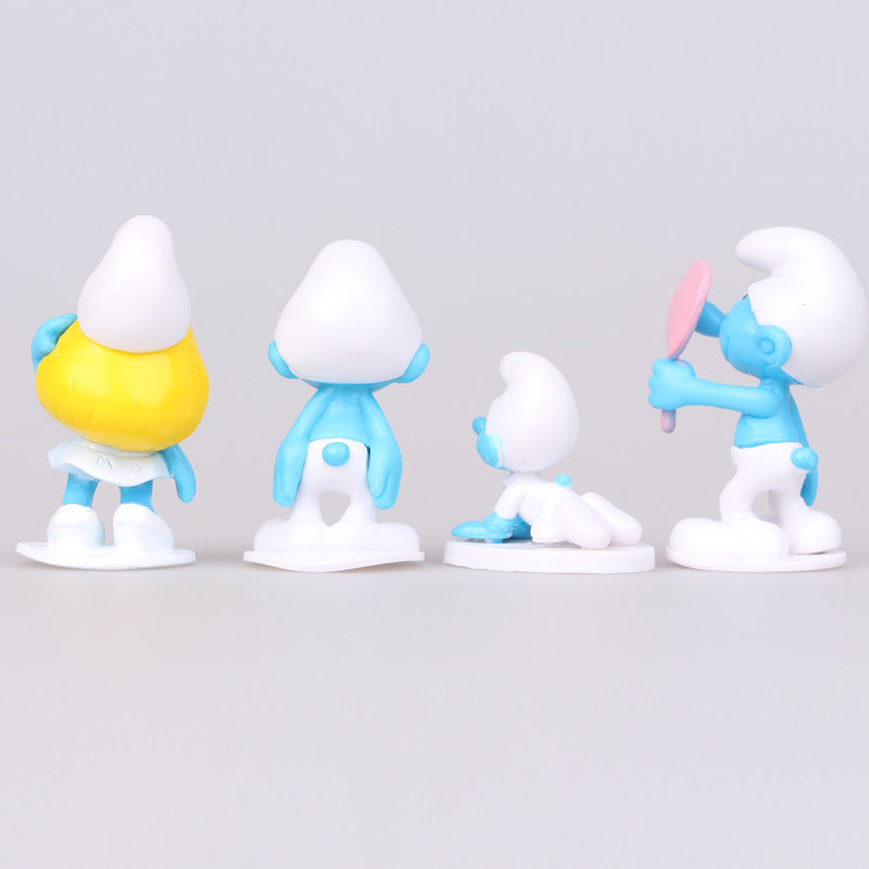 The Smurfs Family Cute Ornaments 12pcs