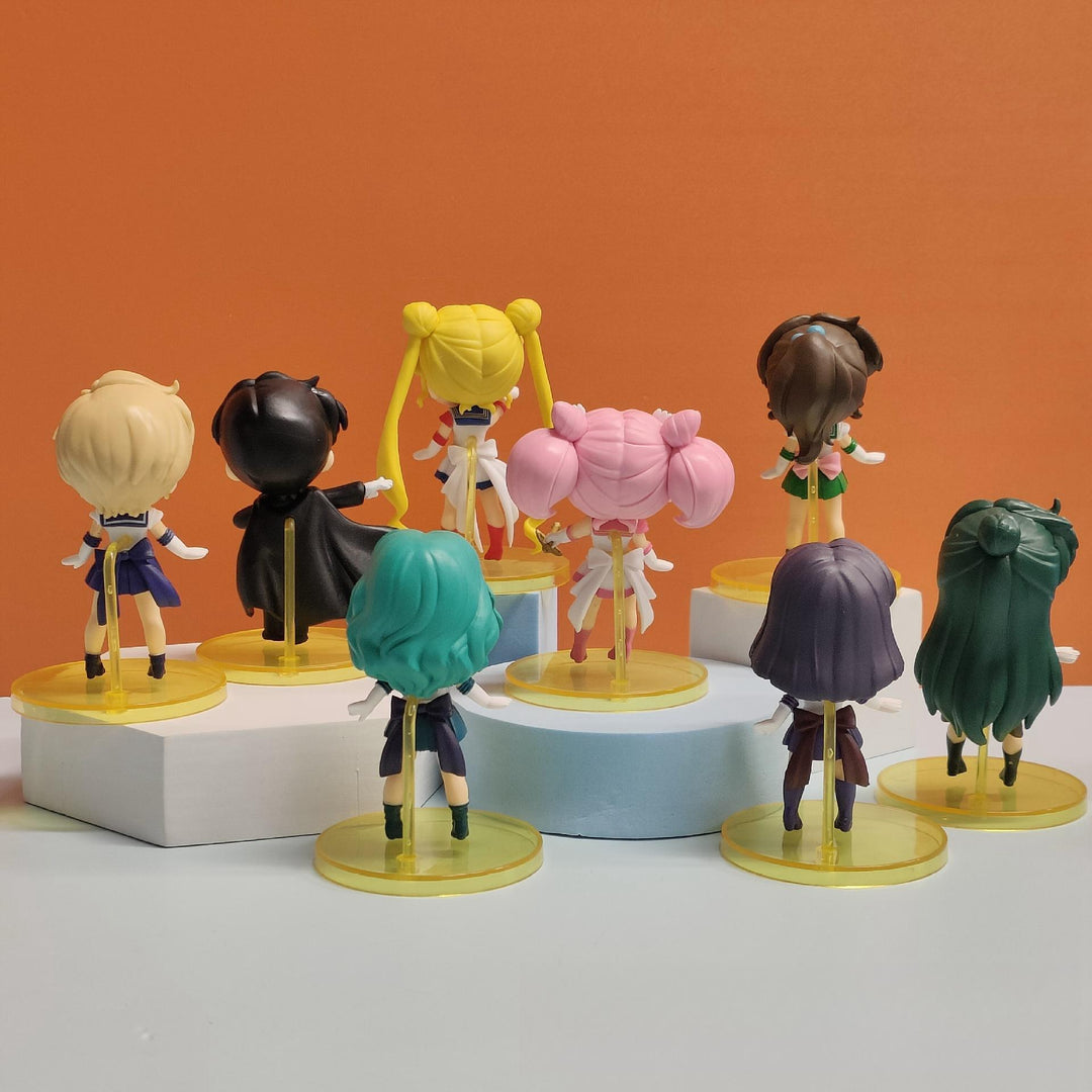 Sailor Moon Cute Action Figures 8pcs
