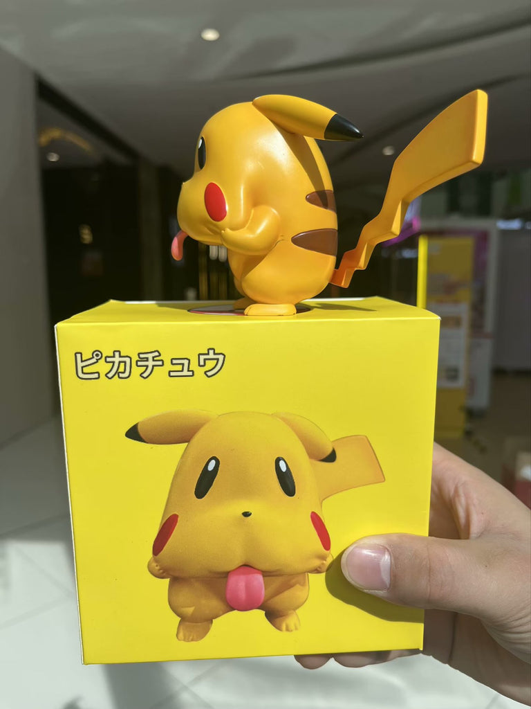 Pokemon Pikachu Grimace Face Cute Figures