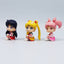 Sailor Moon Sitting Position Cute Ornament 6pcs