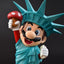 Super Mario COS Statue of Liberty Ornament