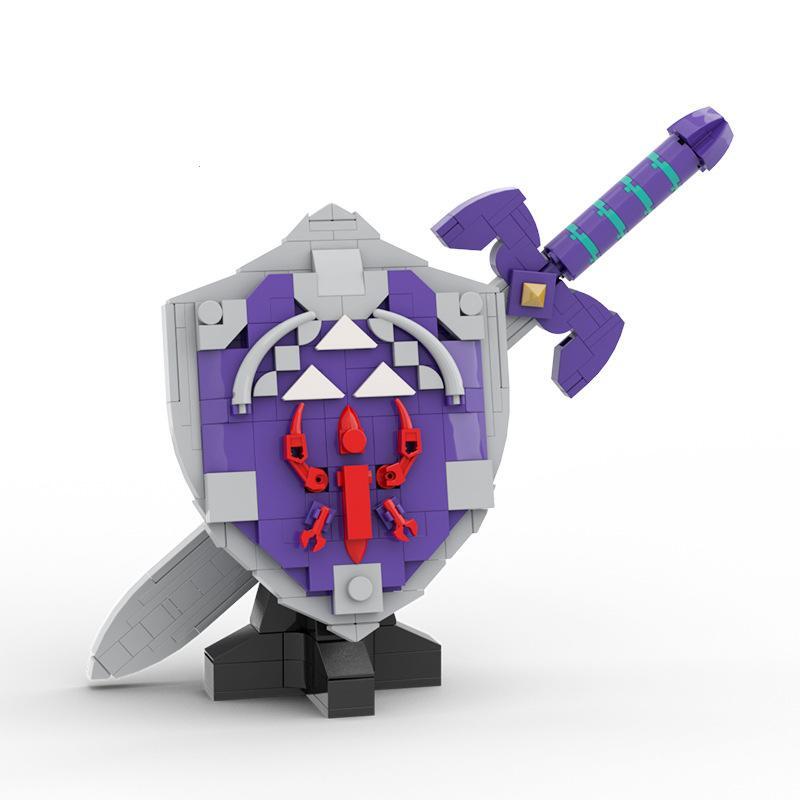 The Legend of Zelda Hylians Shields&Master Sword Building Blocks